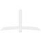 Ekena Millwork Bellingham Architectural Grade PVC Gable Bracket, 84"W x 45 1/2"H x 2"D x 6"F, 13/12 Pitch GBP084X46X0206BEL00 - alternate 4